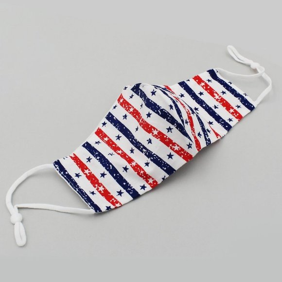 Stars and Stripes Adjustable Face Mask - Picture 2 of 2